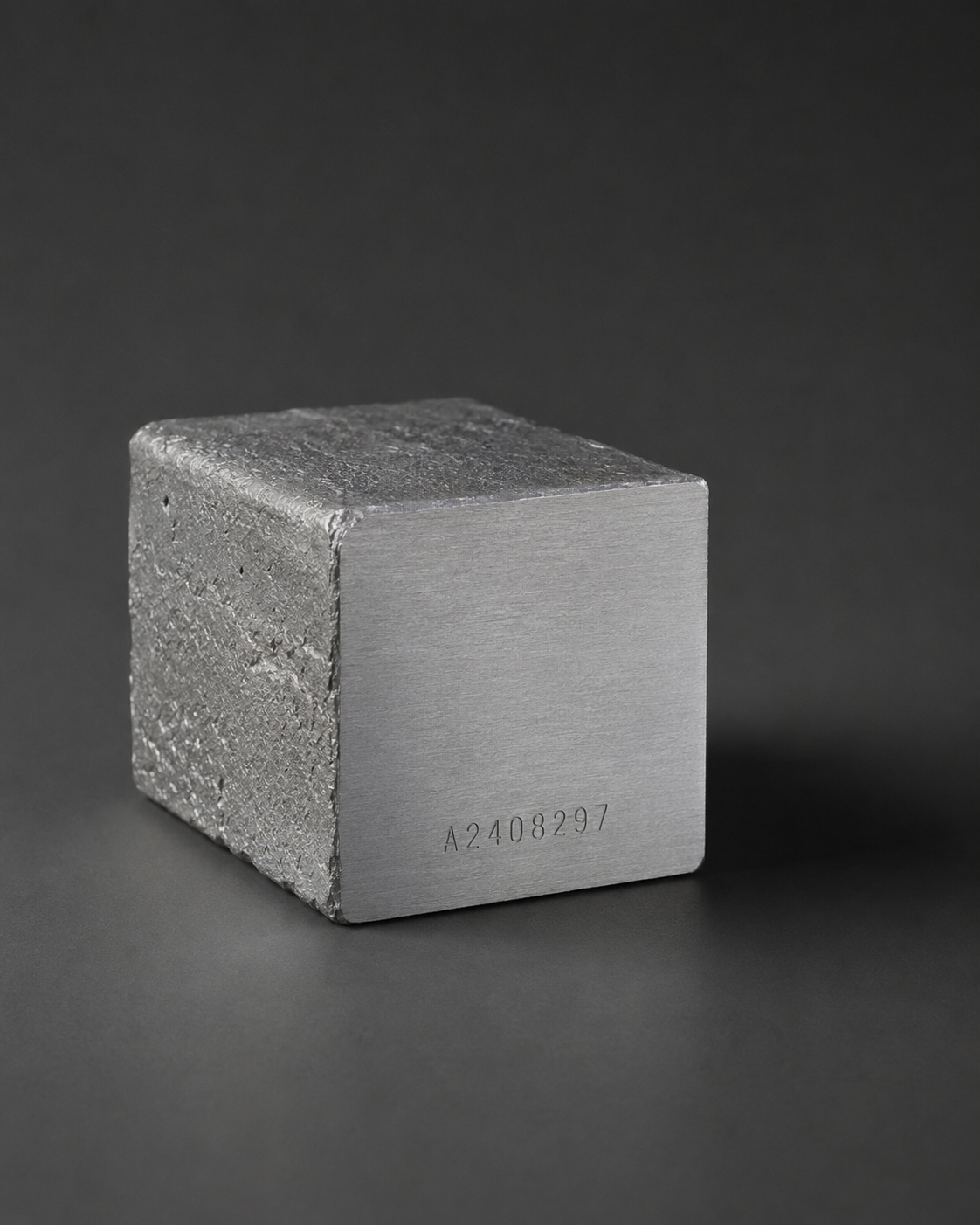 A numbered recast relic from the Cube's material.